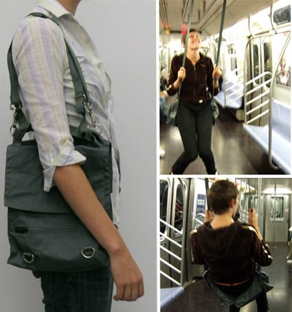 Caroline Woolard Subway Swing Disguised as a Bag Caroline Woolard Subway Swing Disguised as a Bag